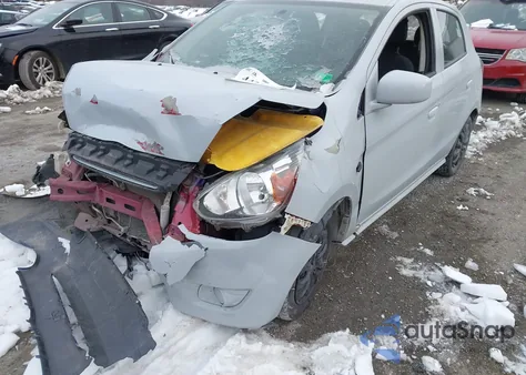 2015 Mitsubishi Mirage De/Rf from USA, damaged, VIN ML32A3HJ7FH001809